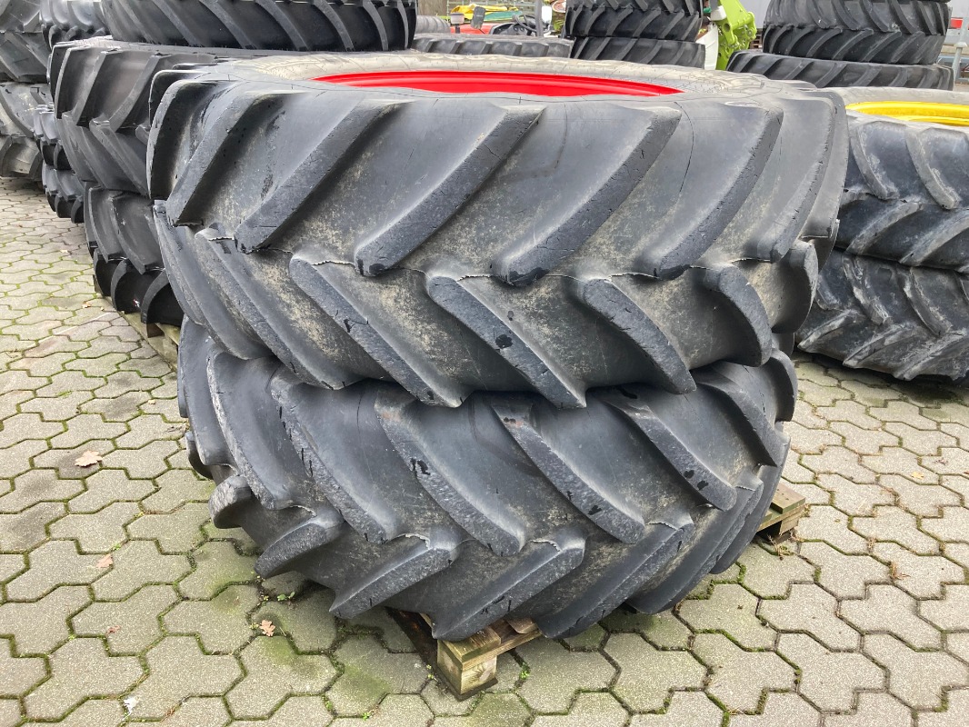 Michelin 2x 600/65 R38 Komplettradsatz - Räder + Reifen + Felgen - Komplettradsatz